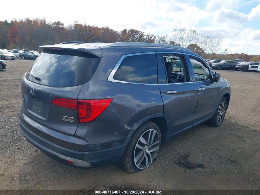 2018 Honda Pilot Touring VIN: 5FNYF6H91JB026214 Lot: 40716407