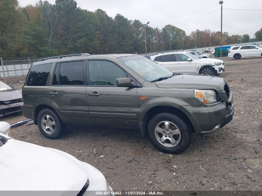 2006 Honda Pilot Ex VIN: 5FNYF28496B020004 Lot: 40716452