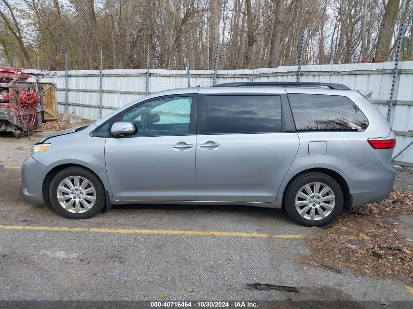 2015 Toyota Sienna Limited Premium 7 Passenger VIN: 5TDDK3DC4FS096996 Lot: 40716464