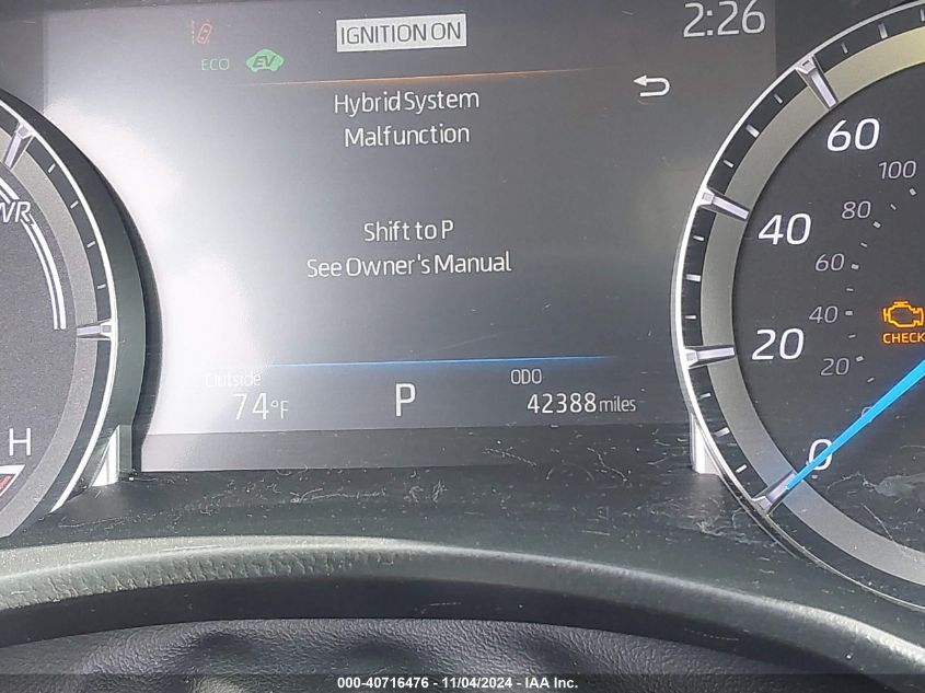 2022 Toyota Highlander Hybrid Xle VIN: 5TDHBRCH5N5543268 Lot: 40716476