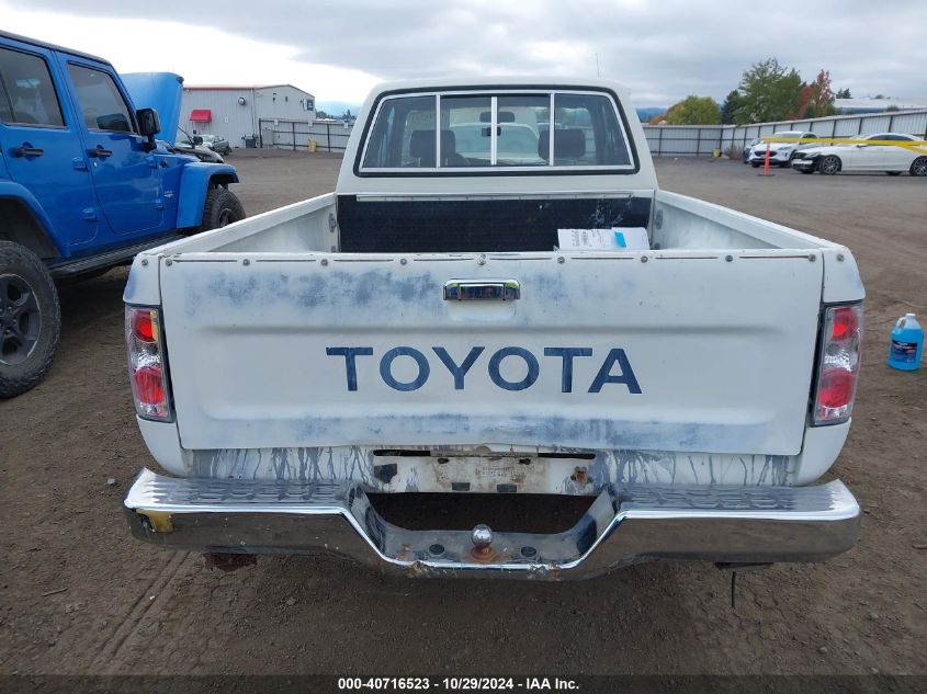 1989 Toyota Pickup 1/2 Ton Ex Lng Whlbse Dlx VIN: JT4RN93PXK0006185 Lot: 40716523