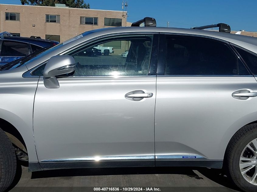 2011 Lexus Rx 450H VIN: JTJZB1BAXB2004719 Lot: 40716536