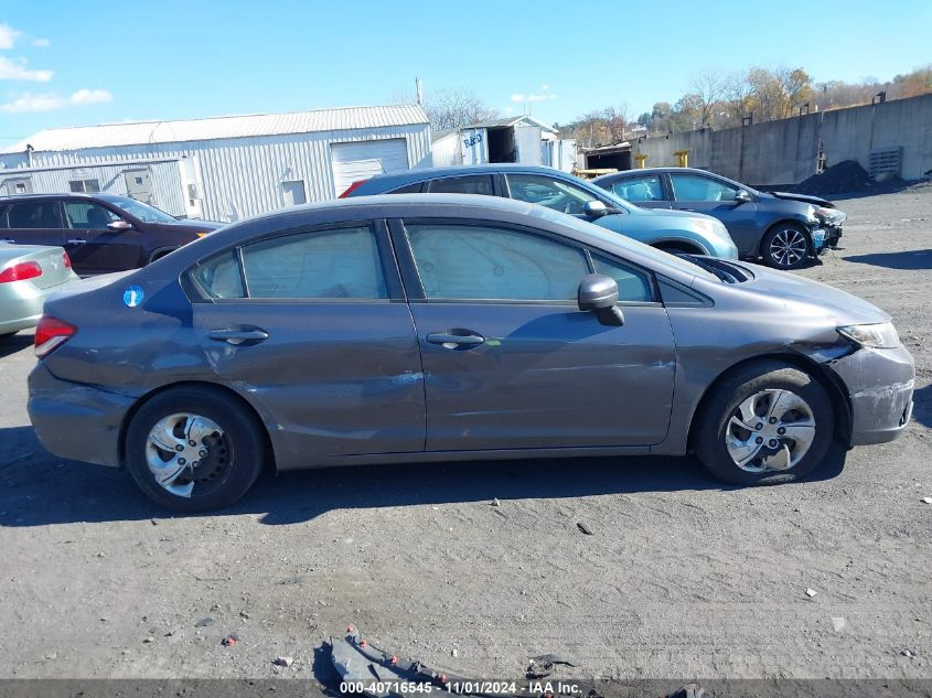 2015 Honda Civic Lx VIN: 19XFB2F57FE706577 Lot: 40716545