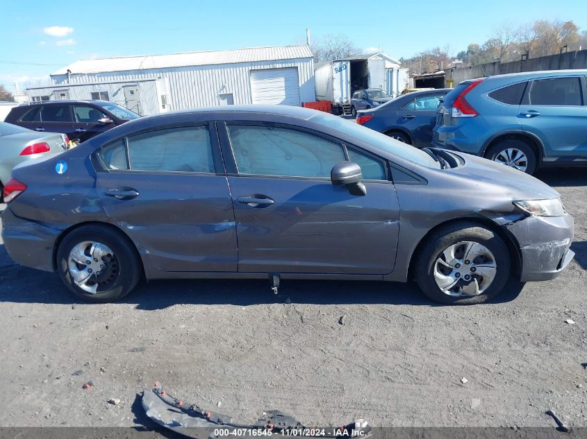 2015 Honda Civic Lx VIN: 19XFB2F57FE706577 Lot: 40716545