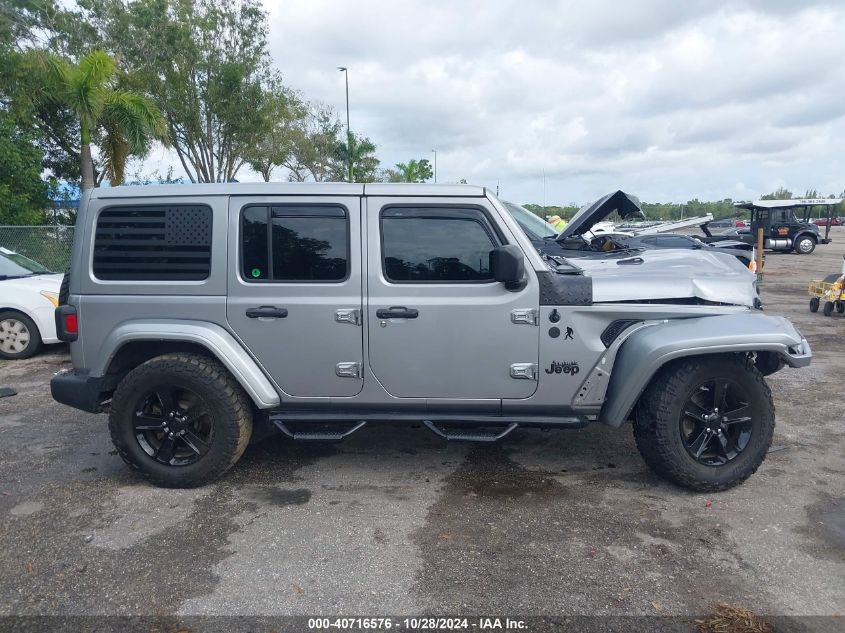 2020 Jeep Wrangler Unlimited Sport Altitude 4X4 VIN: 1C4HJXDG3LW250141 Lot: 40716576