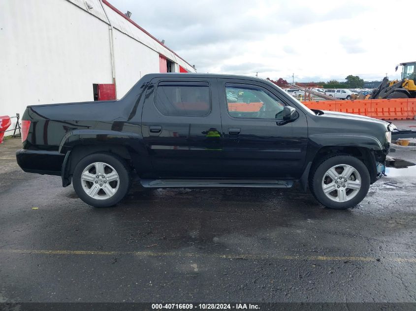 2011 Honda Ridgeline Rtl VIN: 5FPYK1F58BB004783 Lot: 40716609