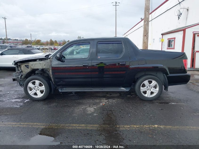 2011 Honda Ridgeline Rtl VIN: 5FPYK1F58BB004783 Lot: 40716609