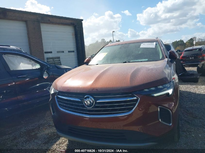 2021 Buick Envision Awd Essence VIN: LRBFZPR43MD190436 Lot: 40716626