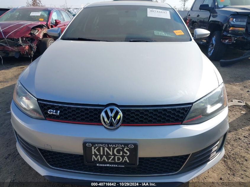 2014 Volkswagen Jetta Gli Edition 30 W/Nav VIN: 3VW4T7AJ9EM314742 Lot: 40716642