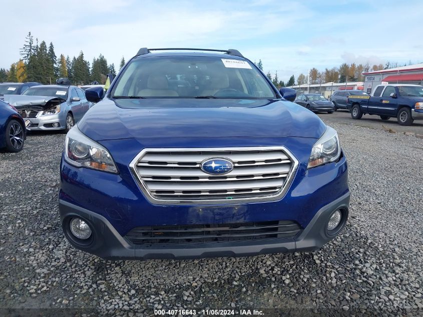 2015 Subaru Outback 2.5I Premium VIN: 4S4BSAEC8F3338356 Lot: 40716643