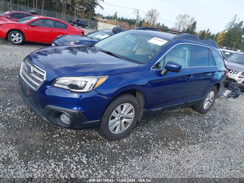 2015 Subaru Outback 2.5I Premium VIN: 4S4BSAEC8F3338356 Lot: 40716643