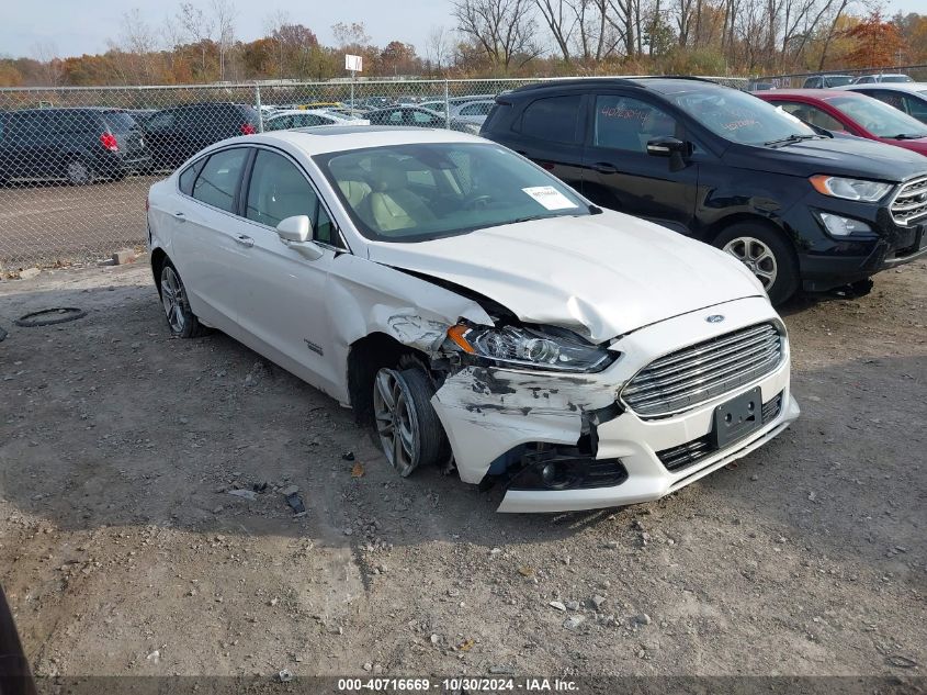 VIN 3FA6P0SU5GR164043 2016 Ford Fusion, Energi Tita... no.1