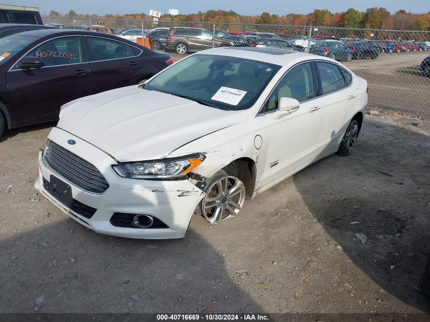 VIN 3FA6P0SU5GR164043 2016 Ford Fusion, Energi Tita... no.2