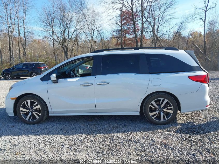 2022 Honda Odyssey Touring VIN: 5FNRL6H83NB056227 Lot: 40716693