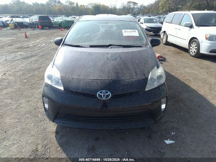 2013 Toyota Prius Three VIN: JTDKN3DU2D5550611 Lot: 40716698