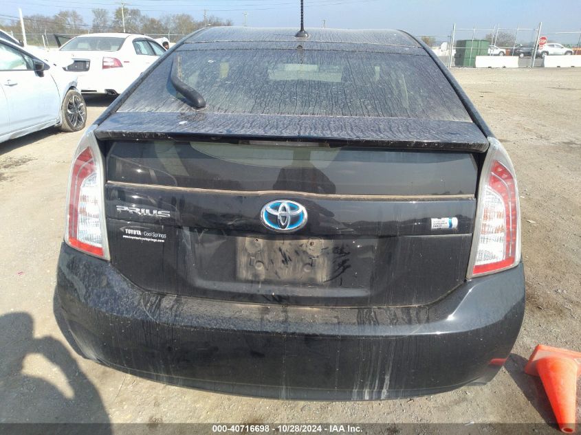 2013 Toyota Prius Three VIN: JTDKN3DU2D5550611 Lot: 40716698