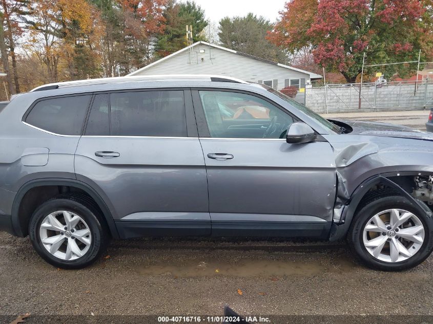 2018 Volkswagen Atlas 3.6L V6 Se/3.6L V6 Se W/Technology VIN: 1V2LR2CA6JC587225 Lot: 40716716