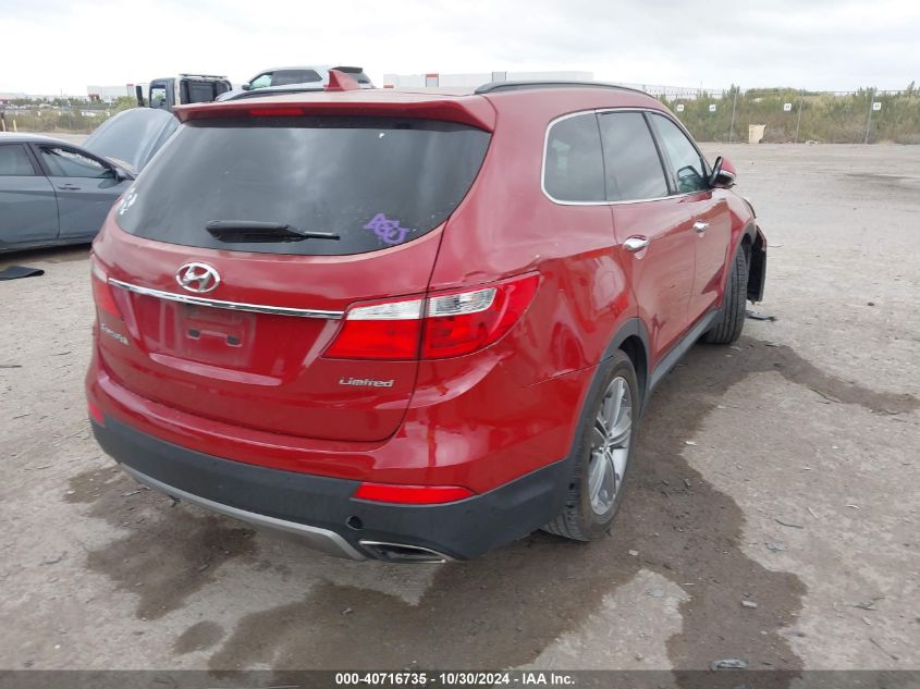 VIN KM8SR4HF0DU005210 2013 HYUNDAI SANTA FE no.4