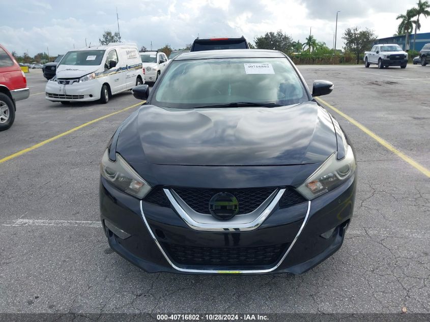 2016 Nissan Maxima 3.5S/Sv/Sl/Sr/Plat VIN: 1N4AA6AP1GC439769 Lot: 40716802