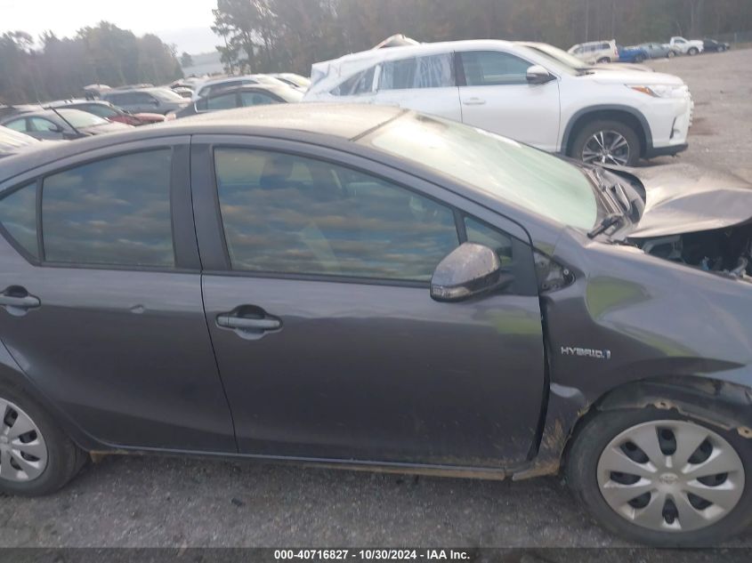 2014 Toyota Prius C Two VIN: JTDKDTB34E1078613 Lot: 40716827