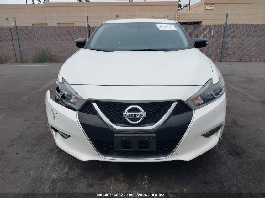 2018 Nissan Maxima Sv VIN: 1N4AA6AP7JC398281 Lot: 40716832