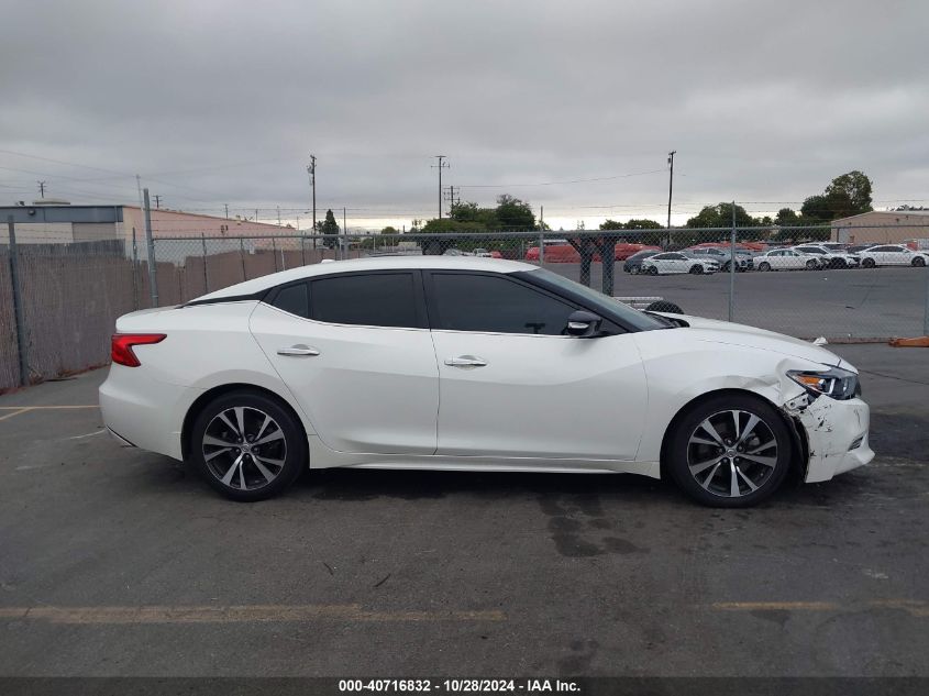 2018 Nissan Maxima Sv VIN: 1N4AA6AP7JC398281 Lot: 40716832