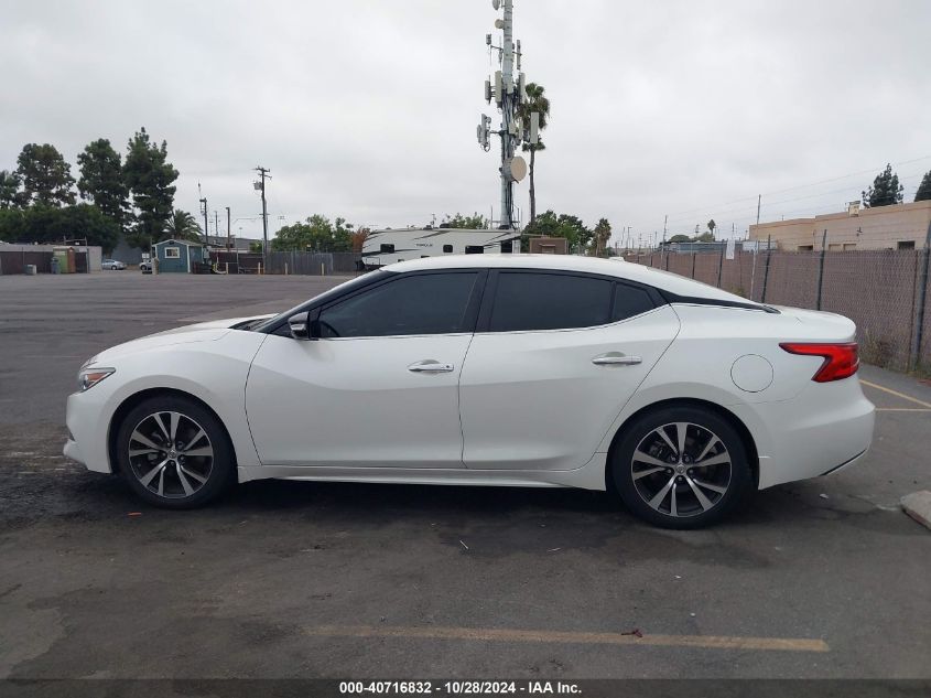 2018 Nissan Maxima Sv VIN: 1N4AA6AP7JC398281 Lot: 40716832