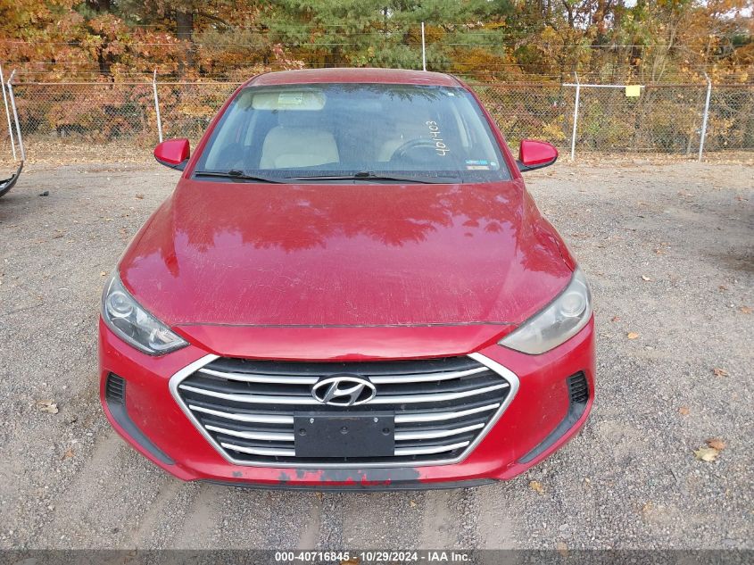 2017 Hyundai Elantra Se VIN: KMHD84LF7HU401403 Lot: 40716845