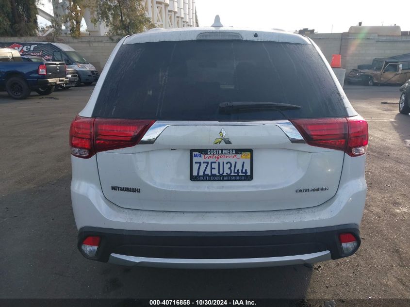 2017 Mitsubishi Outlander Es VIN: JA4AZ2A3XHZ063493 Lot: 40716858