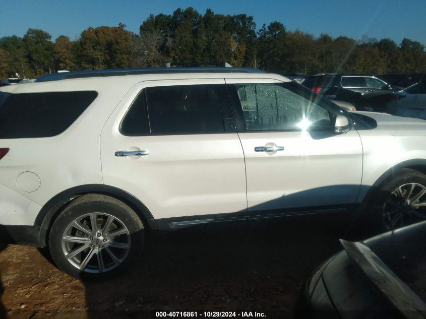 2016 Ford Explorer Limited VIN: 1FM5K8F89GGA10616 Lot: 40716861