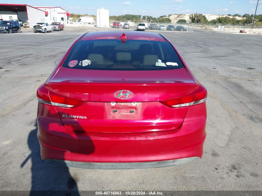 2018 HYUNDAI ELANTRA SEL - 5NPD84LF6JH245214