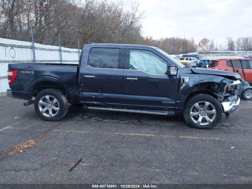 2021 Ford F-150 Lariat VIN: 1FTFW1ED9MFB26354 Lot: 40716901