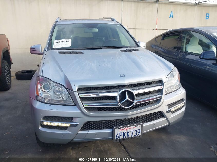 2011 Mercedes-Benz Gl 450 4Matic VIN: 4JGBF7BE2BA697155 Lot: 40716916