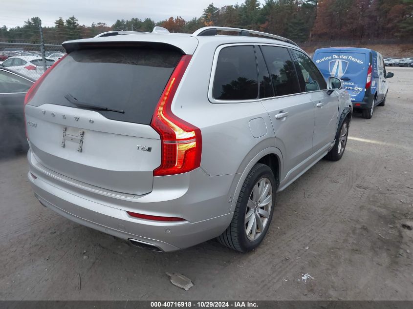 VIN YV4A22PK9H1157451 2017 Volvo XC90, T6 Momentum no.4