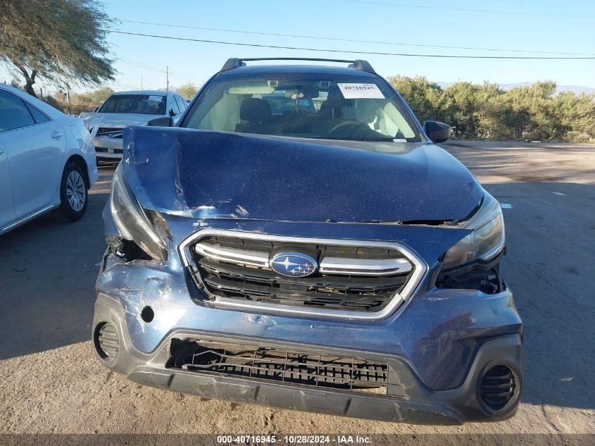 2019 Subaru Outback 2.5I VIN: 4S4BSABC0K3276837 Lot: 40716945