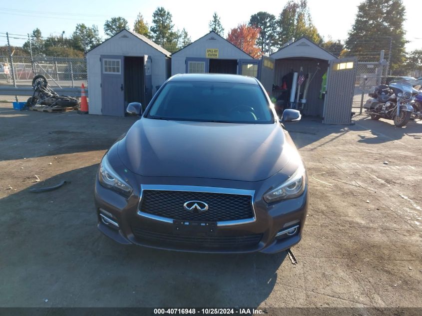 2016 Infiniti Q50 3.0T Premium VIN: JN1EV7AR6GM346573 Lot: 40716948