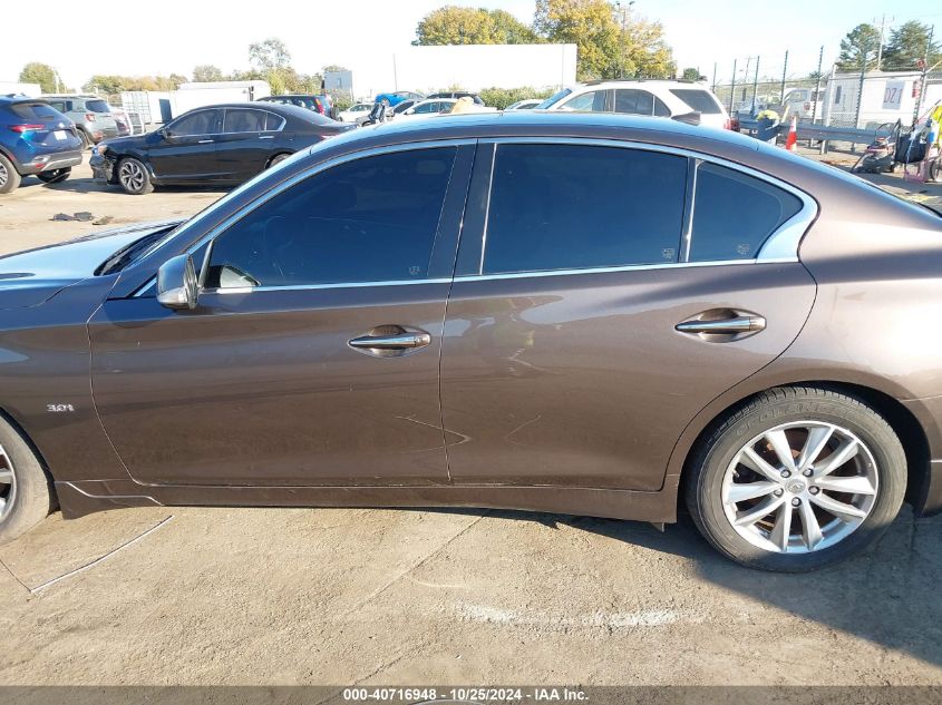 2016 Infiniti Q50 3.0T Premium VIN: JN1EV7AR6GM346573 Lot: 40716948