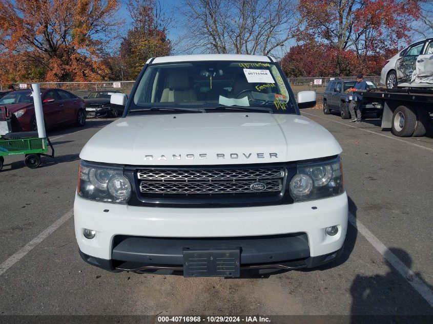 2013 Land Rover Range Rover Sport Hse VIN: SALSK2D44DA775194 Lot: 40716968