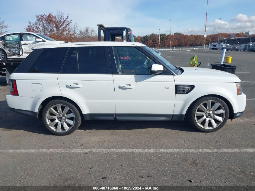 2013 Land Rover Range Rover Sport Hse VIN: SALSK2D44DA775194 Lot: 40716968