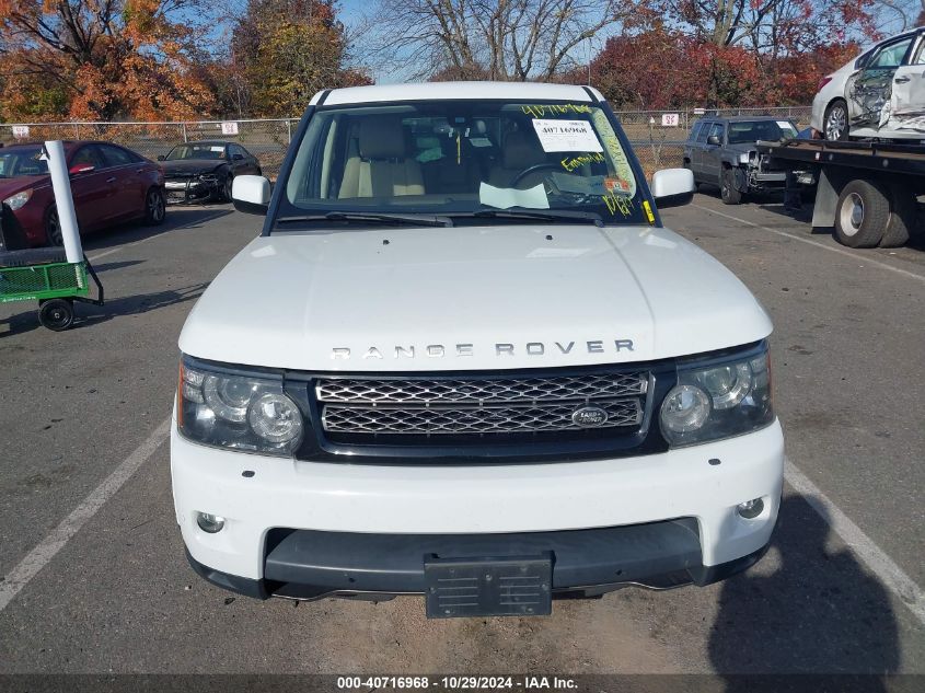 2013 Land Rover Range Rover Sport Hse VIN: SALSK2D44DA775194 Lot: 40716968