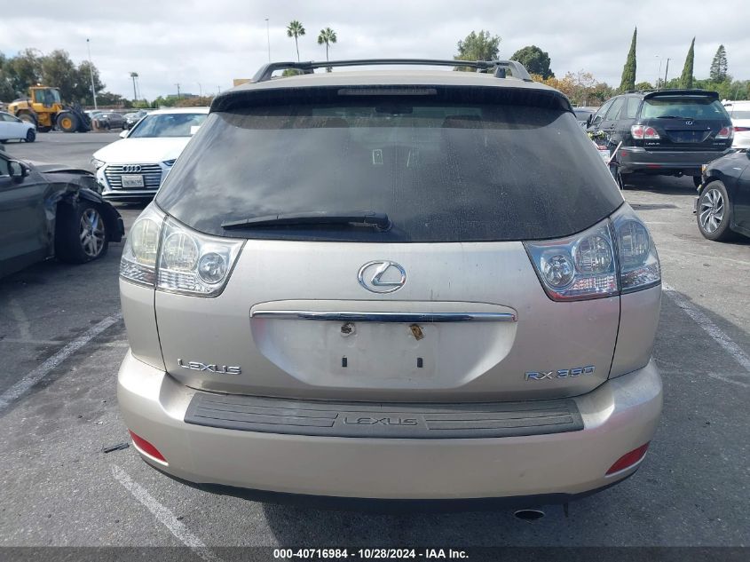 2008 Lexus Rx 350 VIN: 2T2GK31U58C034279 Lot: 40716984