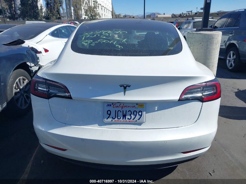 2022 Tesla Model 3 Rear-Wheel Drive VIN: 5YJ3E1EA1NF144123 Lot: 40716997