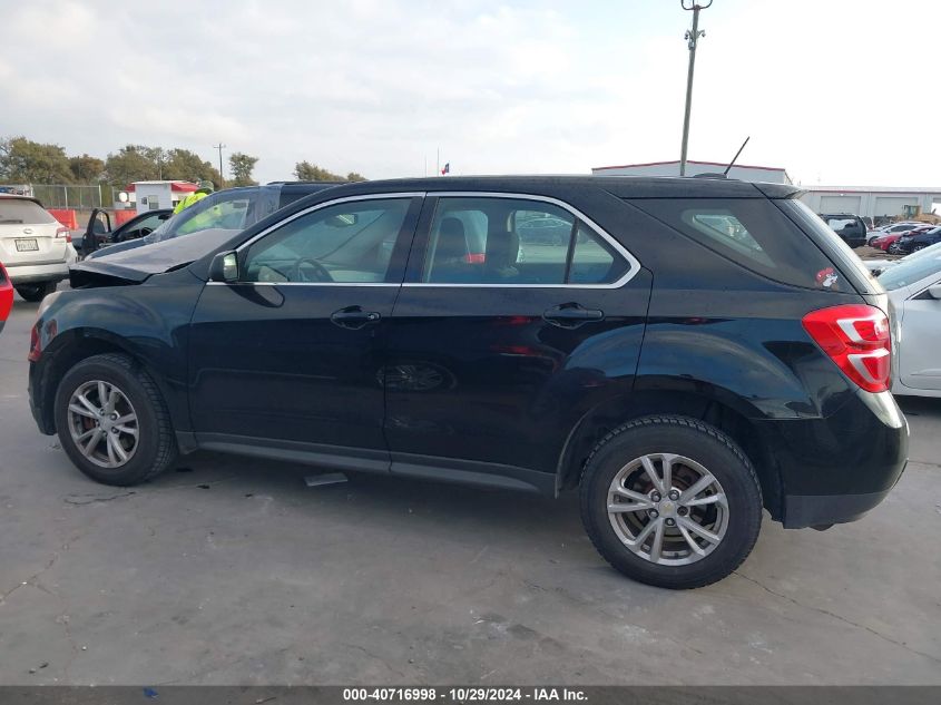 2017 Chevrolet Equinox Ls VIN: 2GNFLEEK5H6254015 Lot: 40716998