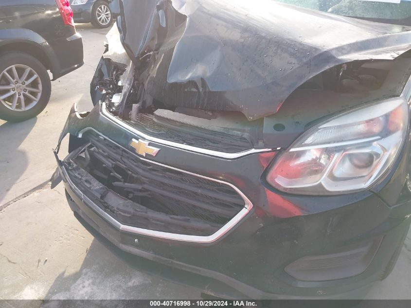 VIN 2GNFLEEK5H6254015 2017 CHEVROLET EQUINOX LS