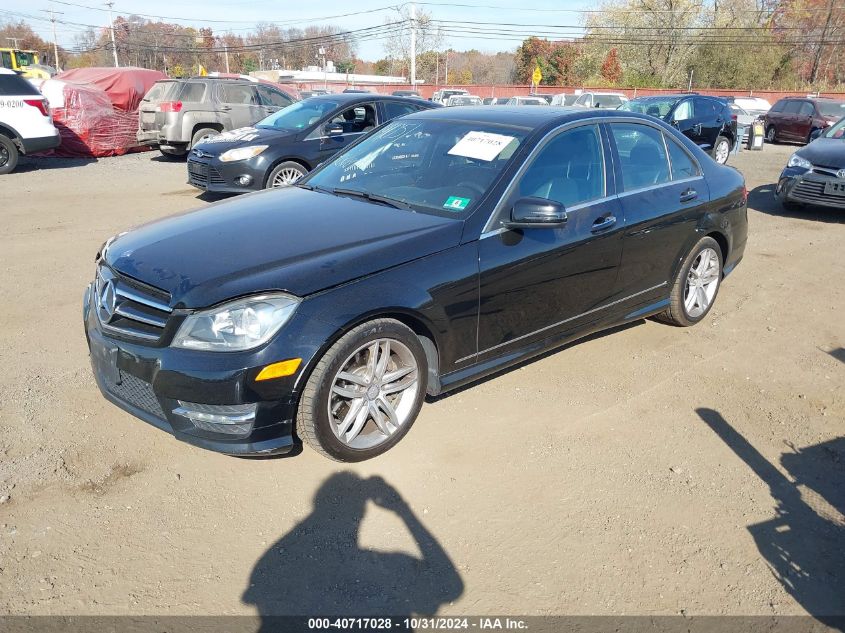 VIN WDDGF8AB7EA950052 2014 Mercedes-Benz C 300, C 3... no.2