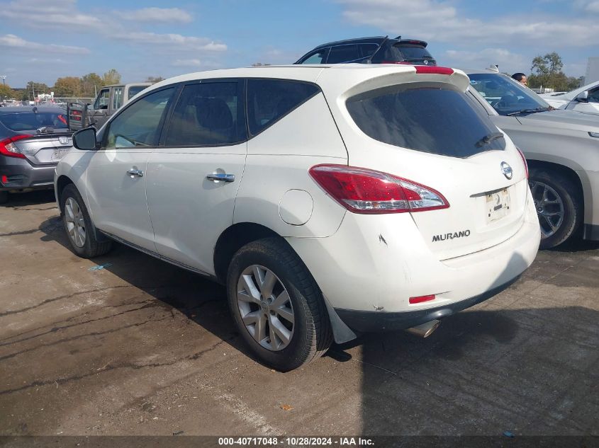 2014 Nissan Murano S/Sl/Sv/Le VIN: JN8AZ1MW7EW518131 Lot: 40717048