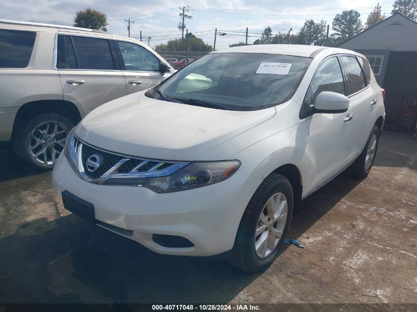 2014 Nissan Murano S/Sl/Sv/Le VIN: JN8AZ1MW7EW518131 Lot: 40717048