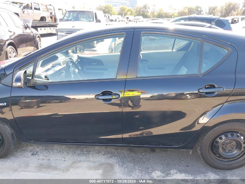 2013 Toyota Prius C Two VIN: JTDKDTB35D1549313 Lot: 40717072