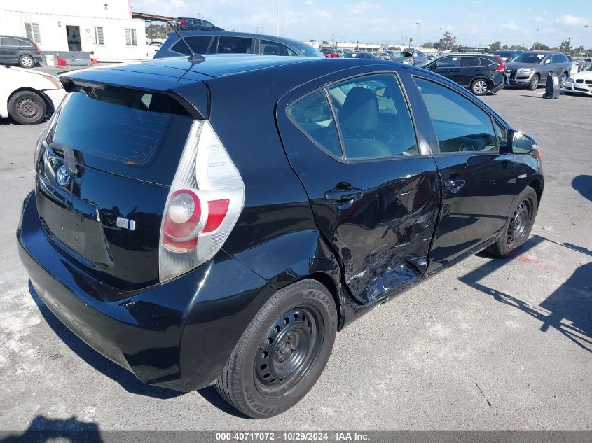 2013 Toyota Prius C Two VIN: JTDKDTB35D1549313 Lot: 40717072