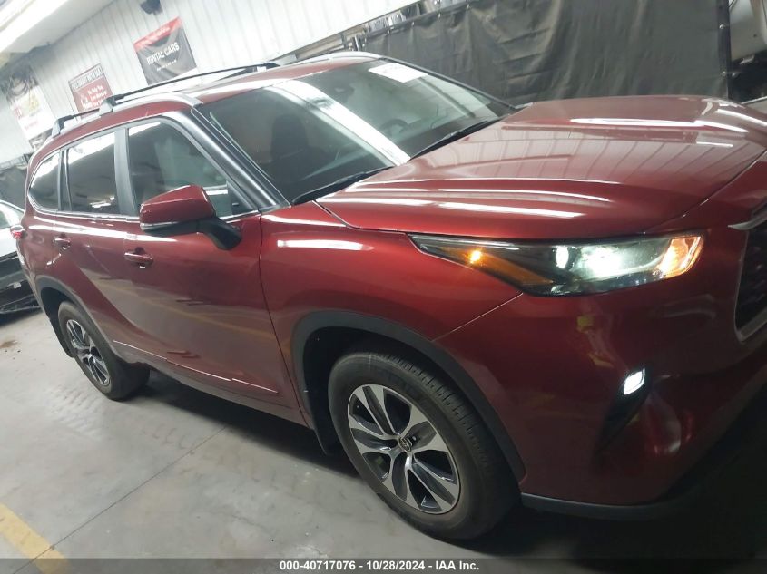 2023 Toyota Highlander Xle VIN: 5TDKDRBH2PS002151 Lot: 40717076